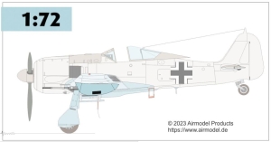Fw 190 A/F  MK 103  Waffenbehälter   früh Umbausatz 1/72